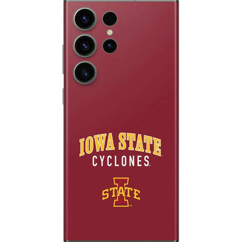 Iowa State University Collegiate Text Galaxy Skins